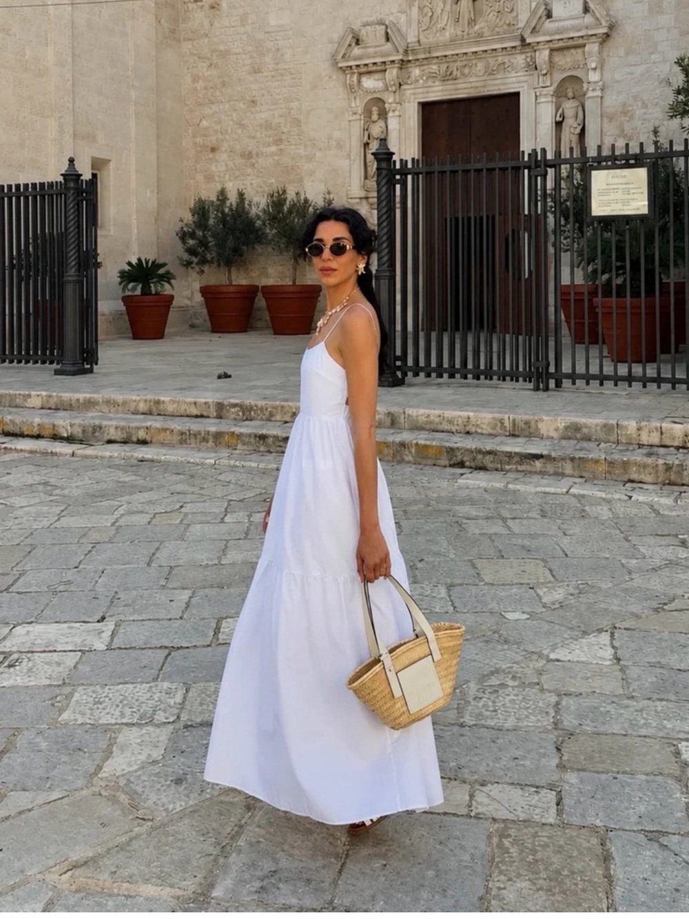 Commense Solid Backless Long Dress - Picture 2 of 13